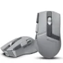Amkette XS Series Flow S Ergonomic Wireless Mouse/Bluetooth Mouse with Side Scroll, 2.4G + 3×BT, 7 Buttons, Multi-OS, 3200 DPI Adjustable, 1000Hz Polling, 800mAh Rechargeable