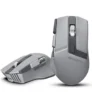 Amkette XS Series Flow S Ergonomic Wireless Mouse/Bluetooth Mouse with Side Scroll, 2.4G + 3×BT, 7 Buttons, Multi-OS, 3200 DPI Adjustable, 1000Hz Polling, 800mAh Rechargeable