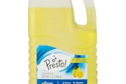 Amazon Brand – Presto! Disinfectant Surface & Floor Cleaner | Citrus | 5 Litre | Kills 99.9% Germs | Suitable For Floor & Bathroom Surfaces Like Ceramic, Marble, Granite, Mosaic