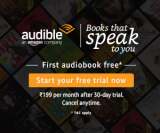 4 Months of Audible Subscription at Rs.2